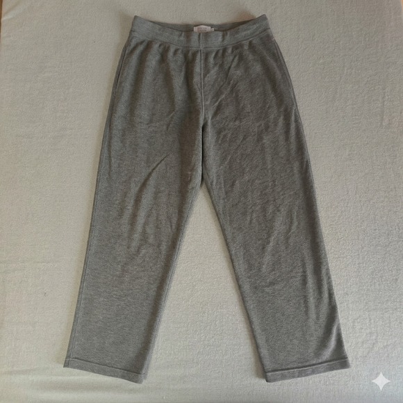 Polo Ralph Lauren Mens XL Grey Waffle Knit Sleepwear Lounge Pants Drawstring - Picture 2 of 16